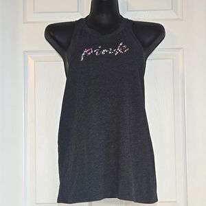 Victoria's Secret Charcoal Gray Sleeveless Scoop Neck Top size small